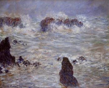 Claude Oscar Monet : Storm off the Belle-Ile Coast